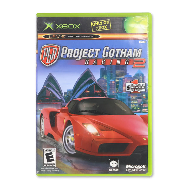 Project Gotham Racing 2 for Microsoft Xbox - Case front cover - Complete in box or case and game.