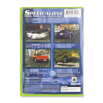 Project Gotham Racing for Microsoft Xbox - Case back cover - Product gallery.