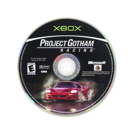 Project Gotham Racing for Microsoft Xbox - Disc front with label - Game only.