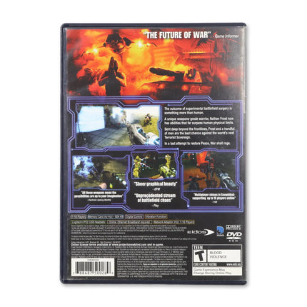Project Snowblind for Sony PlayStation 2 - Case back cover - Product gallery.