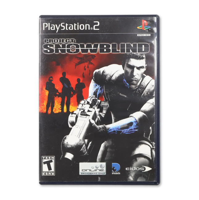 Project Snowblind for Sony PlayStation 2 - Case front cover - Complete in box or case and game.