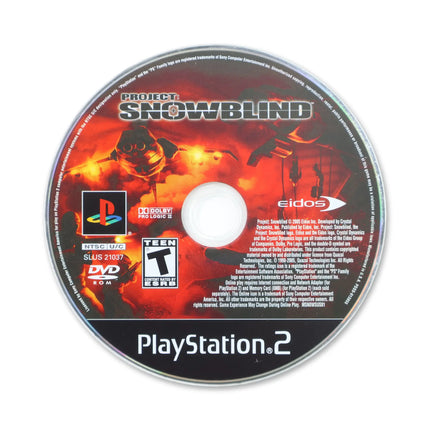 Project Snowblind for Sony PlayStation 2 - Disc front with label - Game only.