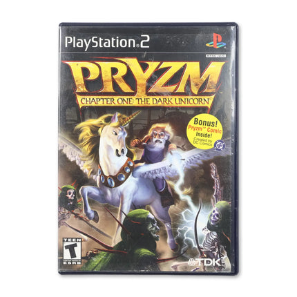Pryzm Chapter One The Dark Unicorn for Sony PlayStation 2 - Case front cover - Complete in box or case and game.