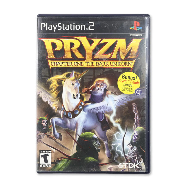 Pryzm Chapter One The Dark Unicorn for Sony PlayStation 2 - Case front cover - Complete in box or case and game.