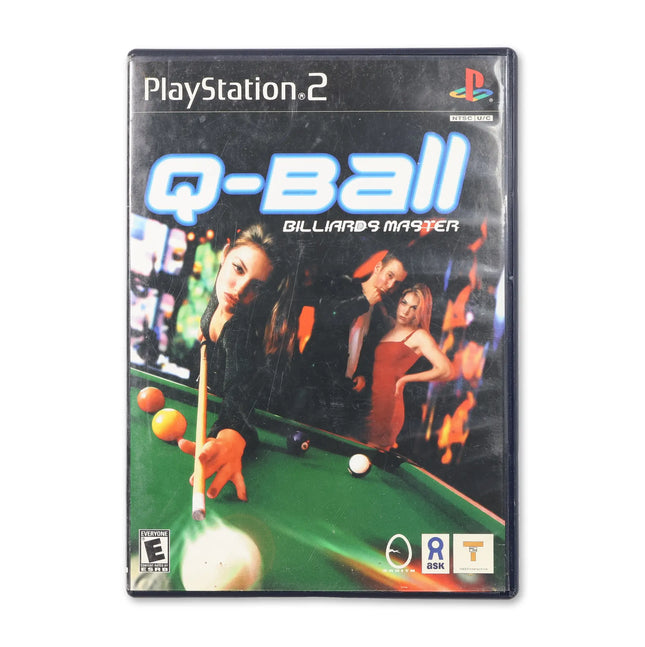 Q-Ball Billiards Master for Sony PlayStation 2 - Case front cover - Complete in box or case and game.