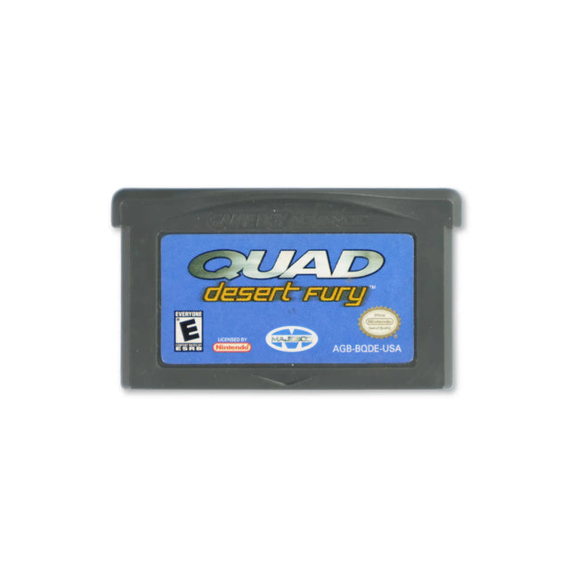 Quad Desert Fury for Nintendo Game Boy Advance - Cartridge front with label - Game only.