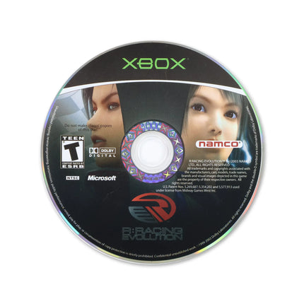 R: Racing Evolution for Microsoft Xbox - Disc front with label - Game only.