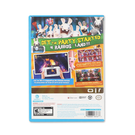 Rabbids Land for Wii U - Box back - Product gallery.