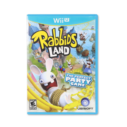 Rabbids Land for Wii U - Box front - Complete in box or box and game.