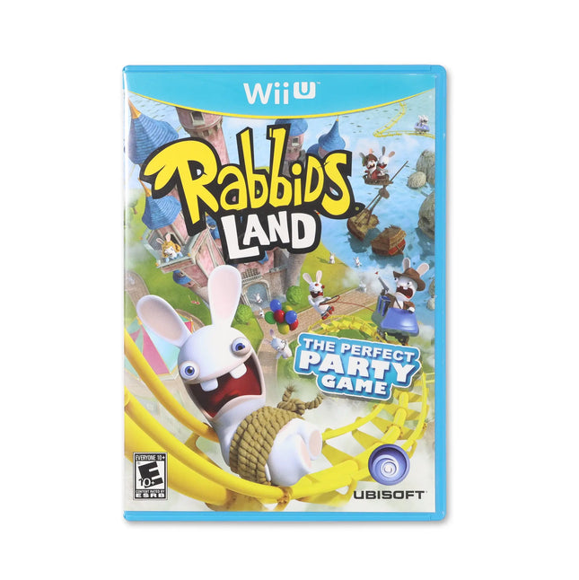 Rabbids Land for Wii U - Box front - Complete in box or box and game.