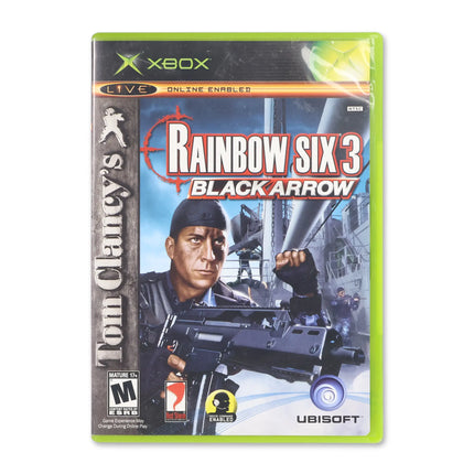 Rainbow Six 3 Black Arrow for Microsoft Xbox - Case front cover - Complete in box or case and game.