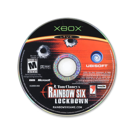 Rainbow Six 3 Lockdown for Microsoft Xbox - Disc front with label - Game only.