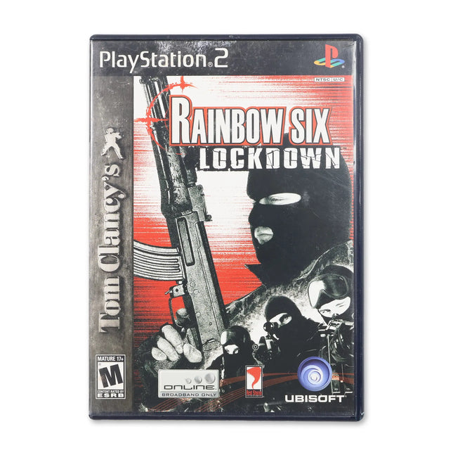 Rainbow Six Lockdown for Sony PlayStation 2 - Case front cover - Complete in box or case and game.