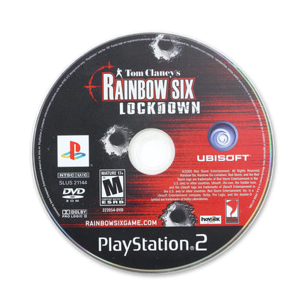 Rainbow Six Lockdown for Sony PlayStation 2 - Disc front with label - Game only.