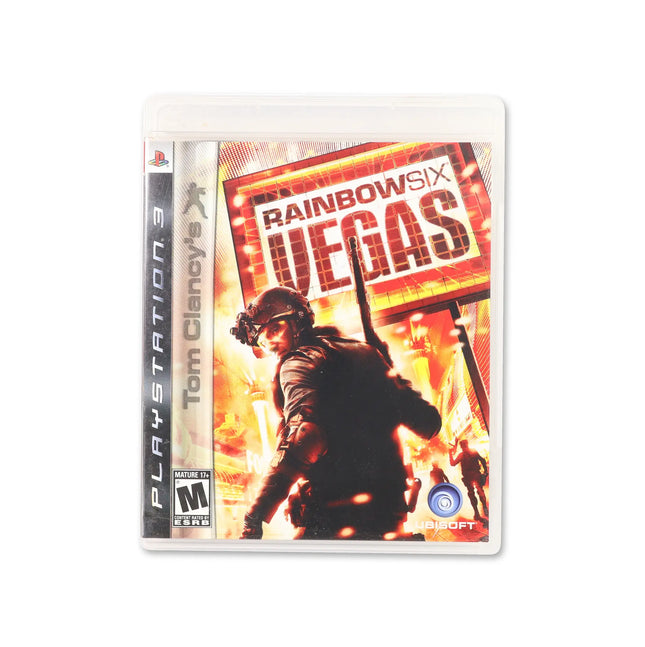 Rainbow Six Vegas for PlayStation 3 - Box front - Complete in box or box and game.