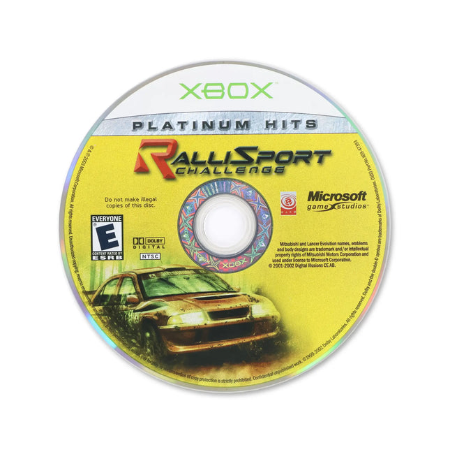 Ralli Sport Challenge [Platinum Hits] for Microsoft Xbox - Disc front with label - Game only.