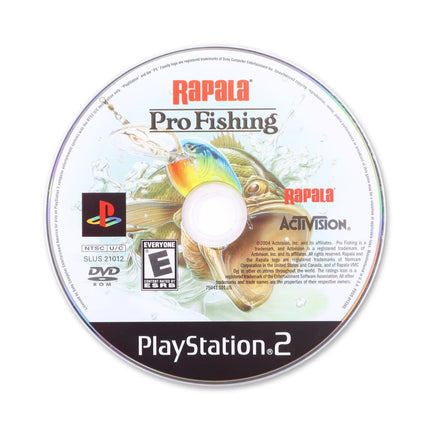 Rapala Pro Fishing for Sony PlayStation 2 - Disc front with label - Game only.