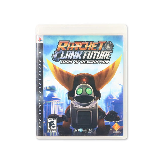 Ratchet & Clank Future: Tools of Destruction for PlayStation 3 - Box front - Complete in box or box and game.