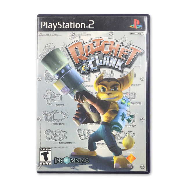 Ratchet & Clank for Sony PlayStation 2 - Case front cover - Complete in box or case and game.