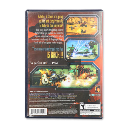 Ratchet & Clank Up Your Arsenal [Greatest Hits] for Sony PlayStation 2 - Case back cover - Product gallery.