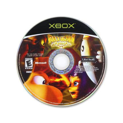 Rayman Arena for Microsoft Xbox - Disc front with label - Game only.