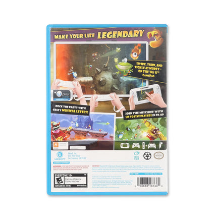 Rayman Legends for Wii U - Box back - Product gallery.