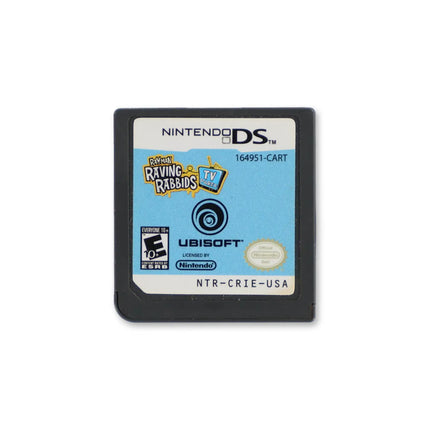 Rayman Raving Rabbids TV Party for Nintendo DS - Cartridge front with label - Game only.