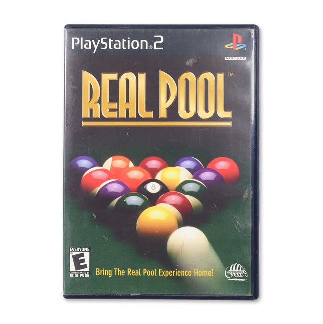 Real Pool for Sony PlayStation 2 - Case front cover - Complete in box or case and game.