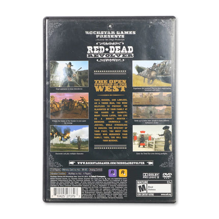 Red Dead Revolver for Sony PlayStation 2 - Case back cover - Product gallery.