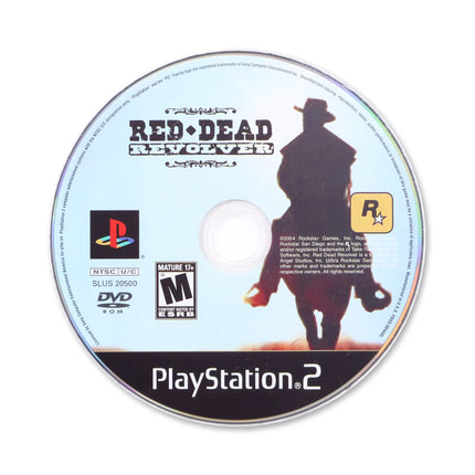 Red Dead Revolver for Sony PlayStation 2 - Disc front with label - Game only.