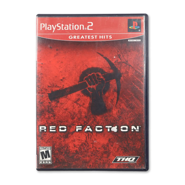Red Faction [Greatest Hits] for Sony PlayStation 2 - Case front cover - Complete in box or case and game.