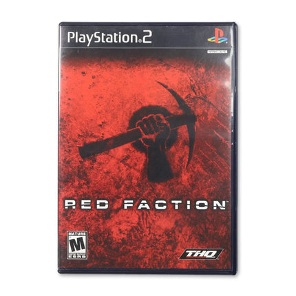 Red Faction for Sony PlayStation 2 - Case front cover - Complete in box or case and game.