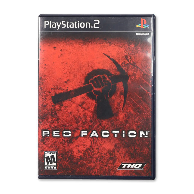 Red Faction for Sony PlayStation 2 - Case front cover - Complete in box or case and game.