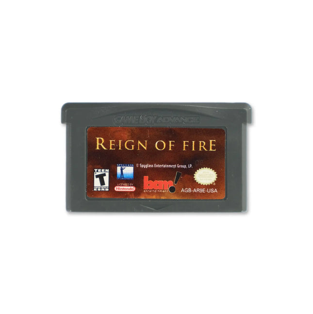 Reign of Fire for Nintendo Game Boy Advance - Cartridge front with label - Game only.