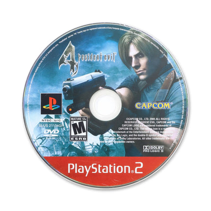 Resident Evil 4 [Greatest Hits] for Sony PlayStation 2 - Disc front with label - Game only.