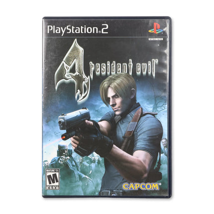 Resident Evil 4 for Sony PlayStation 2 - Case front cover - Complete in box or case and game.