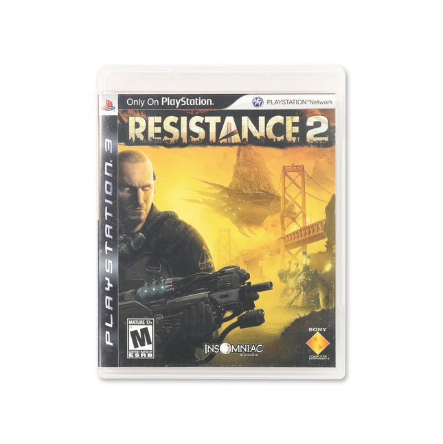 Resistance 2 for PlayStation 3 - Box front - Complete in box or box and game.