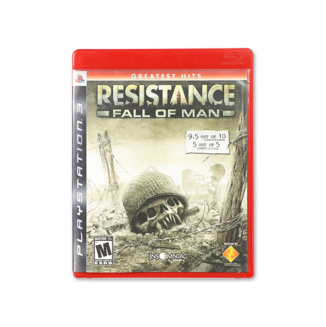 Resistance Fall of Man [Greatest Hits] for PlayStation 3 - Box front - Complete in box or box and game.