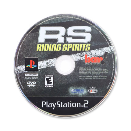 Riding Spirits for Sony PlayStation 2 - Disc front with label - Game only.