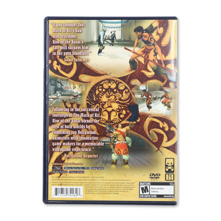 Rise of the Kasai for Sony PlayStation 2 - Case back cover - Product gallery.