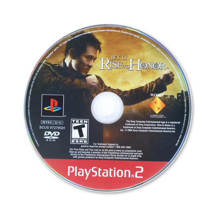 Rise to Honor [Greatest Hits] for Sony PlayStation 2 - Disc front with label - Game only.