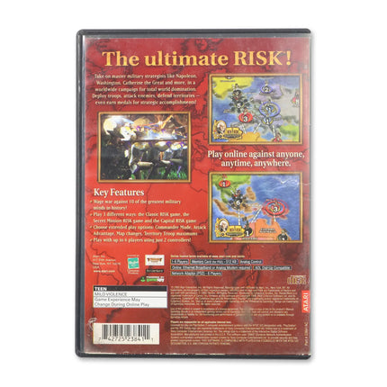 Risk Global Domination for Sony PlayStation 2 - Case back cover - Product gallery.