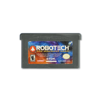 Robotech The Macross Saga for Nintendo Game Boy Advance - Cartridge front with label - Game only.