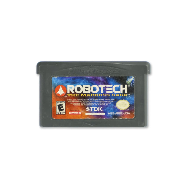 Robotech The Macross Saga for Nintendo Game Boy Advance - Cartridge front with label - Game only.