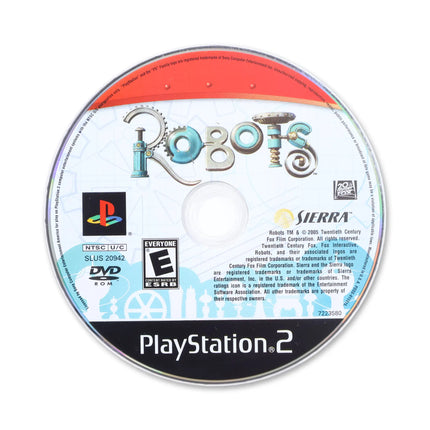 Robots for Sony PlayStation 2 - Disc front with label - Game only.