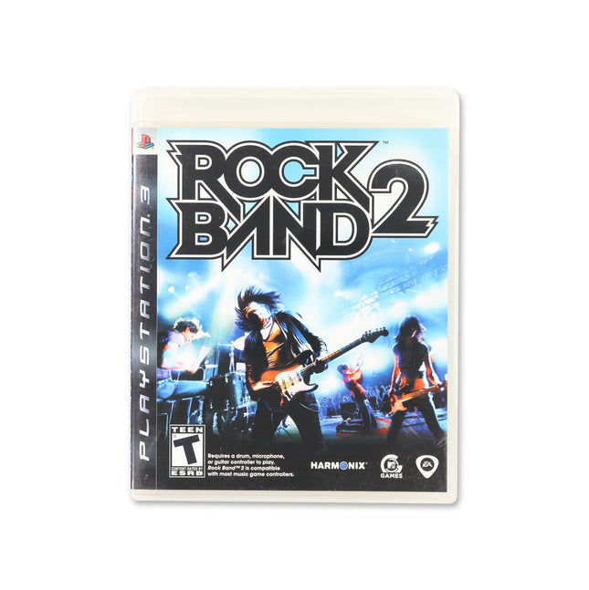 Rock Band 2 (game only) for PlayStation 3 - Box front - Complete in box or box and game.