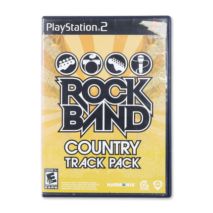 Rock Band Country Track Pack for Sony PlayStation 2 - Case front cover - Complete in box or case and game.