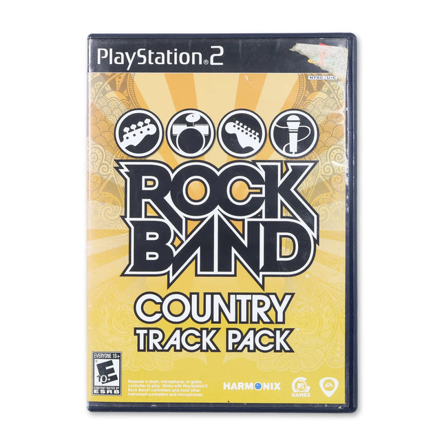 Rock Band Country Track Pack for Sony PlayStation 2 - Case front cover - Complete in box or case and game.