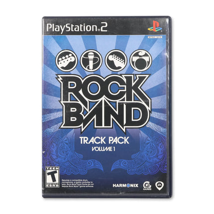 Rock Band Track Pack Volume 1 for Sony PlayStation 2 - Case front cover - Complete in box or case and game.
