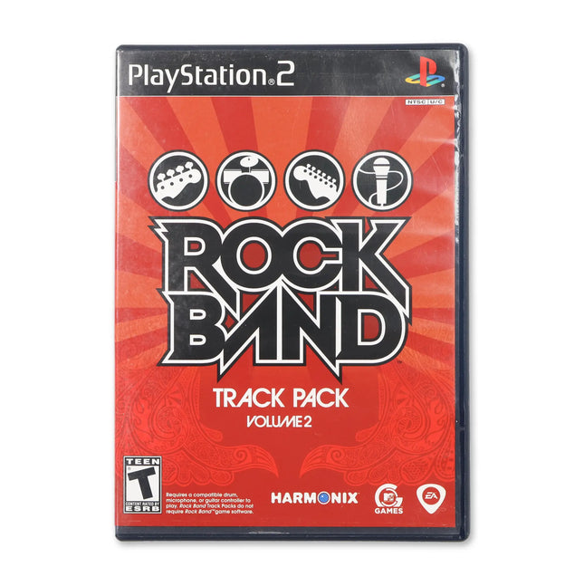 Rock Band Track Pack Volume 2 for Sony PlayStation 2 - Case front cover - Complete in box or case and game.